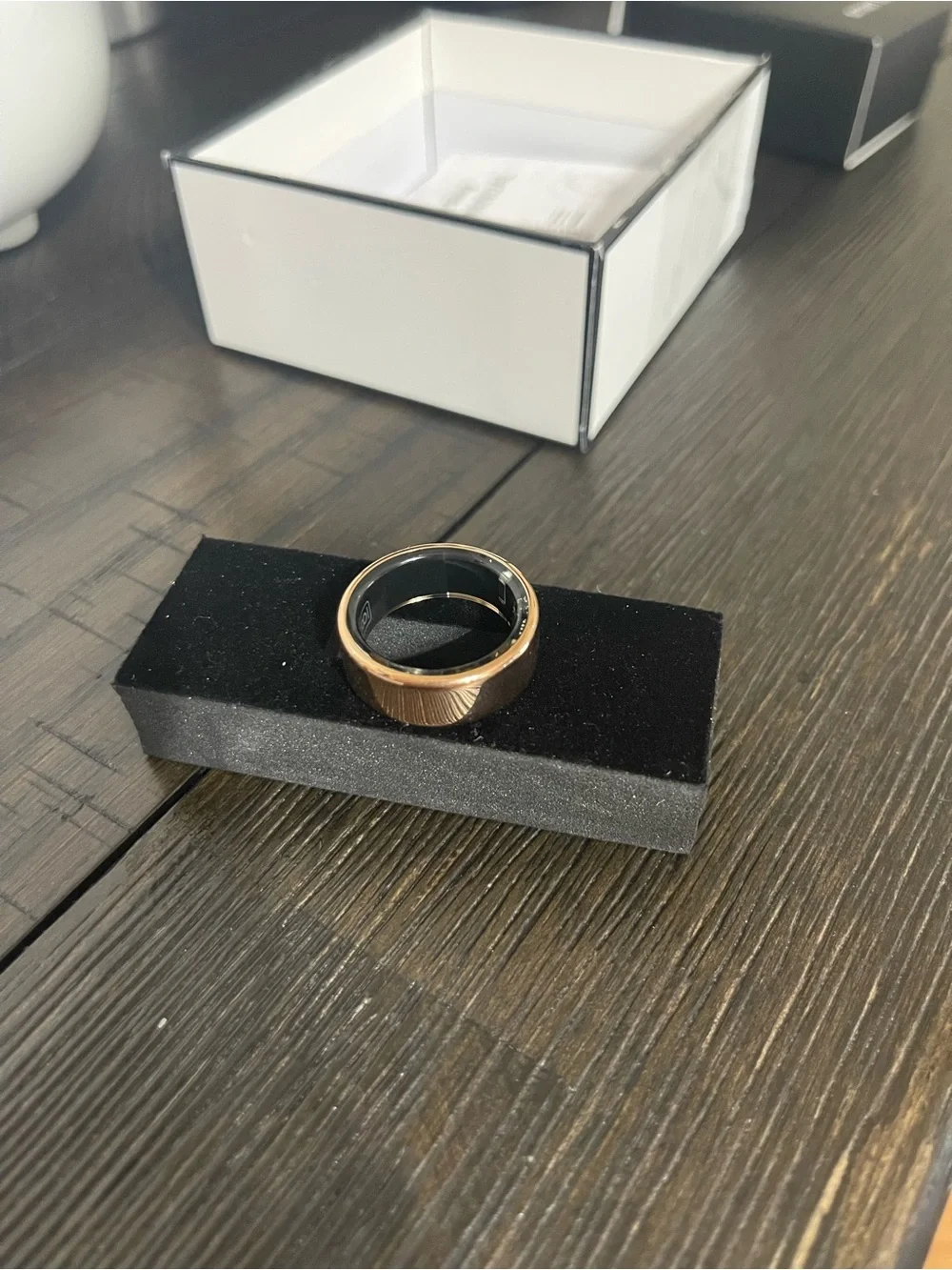 Biemha SIZE 8-Smart Health & Fitness Ring - Rose Gold